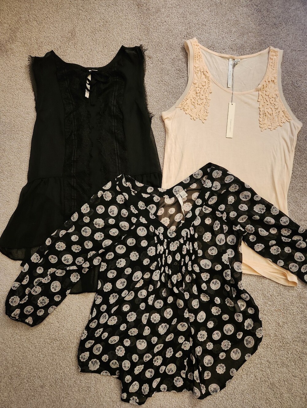 Lauren Conrad Sheer Tops Small